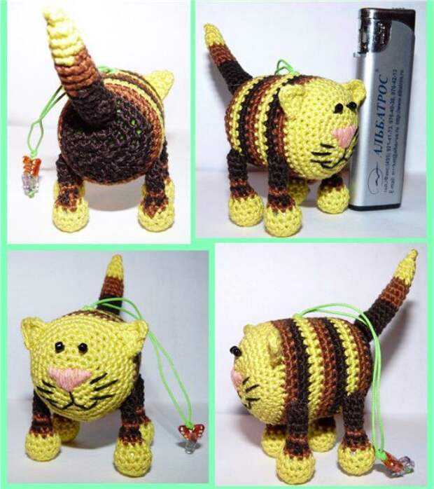 Кошка вязаная крючком