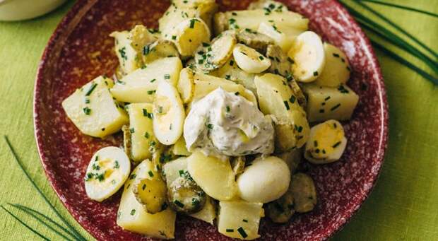 рецепты салатов из картофеля