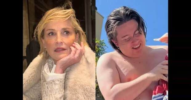 Шэрон Стоун показала редкое фото младшего сына