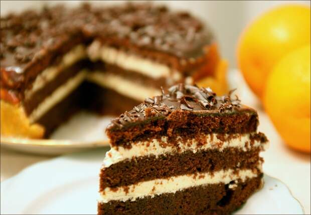 Восхитительный тыквенно-шоколадный пирог. \ Фото: liveinternet.ru.