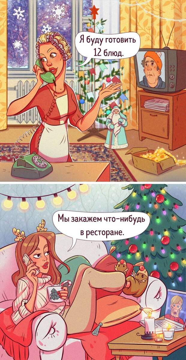 Новогодние традиции нашего детства, от которых современная молодежь лишь разводит руками