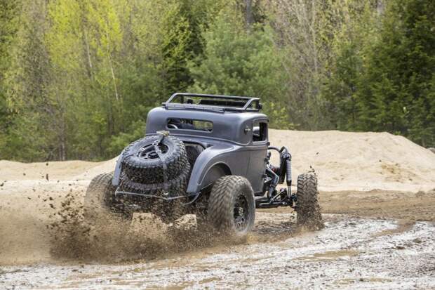 Хот-род Dodge Coupe 1932 для улиц и бездорожья в стиле Безумного Макса dodge, авто, автомобили, внедорожник, кастом, кастомайзинг, самоделка, хот-род