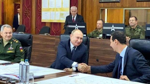 Президенты Путин и Асад сегодня провели переговоры в Дамаске