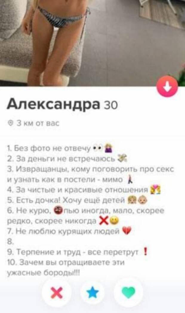 Лучшие анкеты с популярного сайта знакомств
