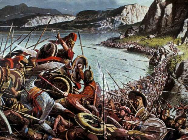 Битва при Фермопилах не спасла Грецию от завоевания. | Фото: thinglink.com.