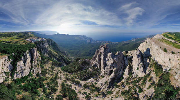 Гора Ай-Петри - знаменитая вершина крымских гор и мост в небо ай-петри, гора, история, крым, природа