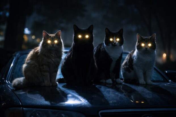 Почему кошачьи глаза светятся в темноте — тайна раскрыта