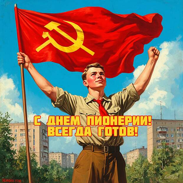 Открытки с Днем пионерии: красивые советские картинки и душевные поздравления