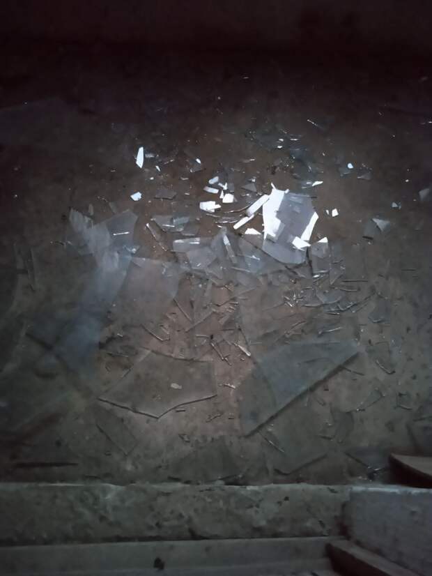 Микрорайон Донской, вчерашний вечерний обстрел