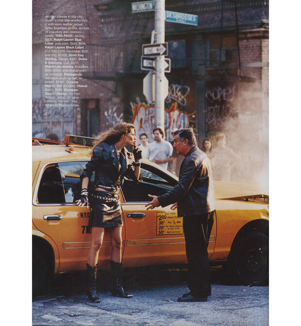 Жизель Бюндхен в объективе Питера Линдберга, Harper’s Bazaar USA, сентябрь 2004