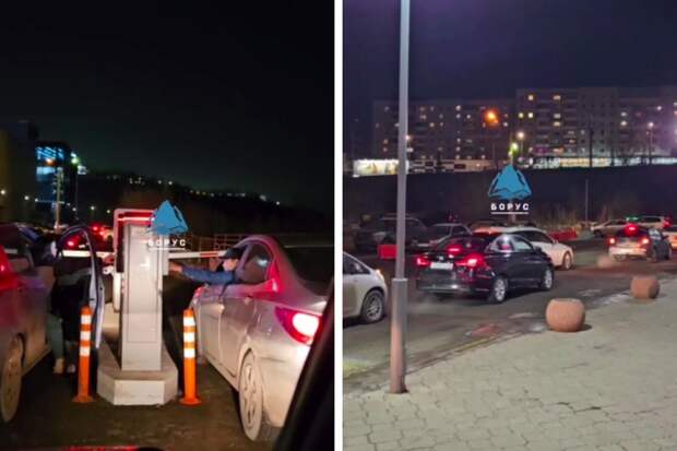 Красноярцы раскритиковали платную парковку возле ТРК «Комсомолл»