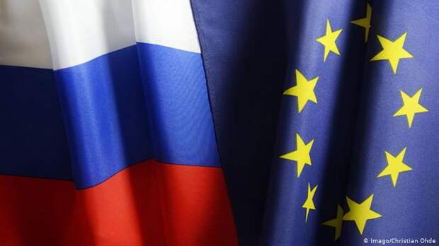 Symbolbild Beziehungen Russland EU (Imago/Christian Ohde)