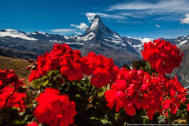 matterhorn00 Самая красивая горная вершина в мире