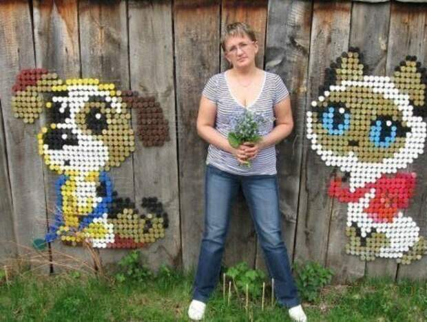 Что можно сделать из крышек для пластиковых бутылок
