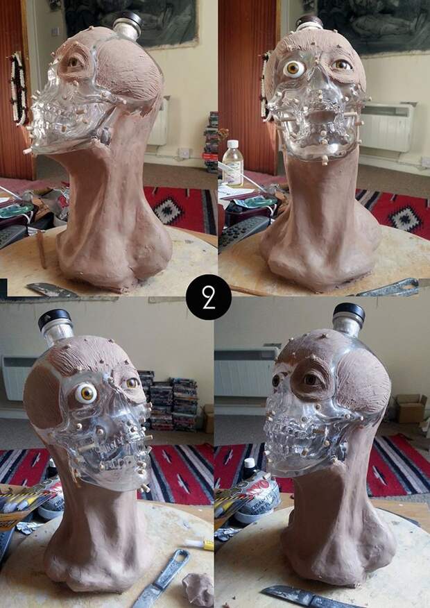 Фотография: Криминалист купил водку в виде стеклянного черепа и решил восстановить ее лицо №3 - BigPicture.ru
