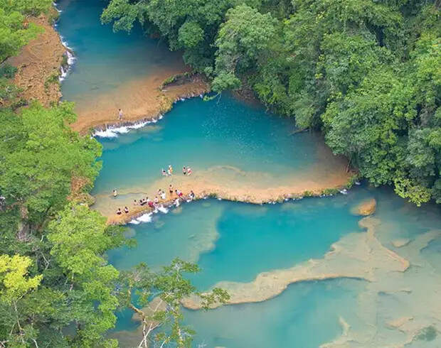 Красивейшие каскадные водопады