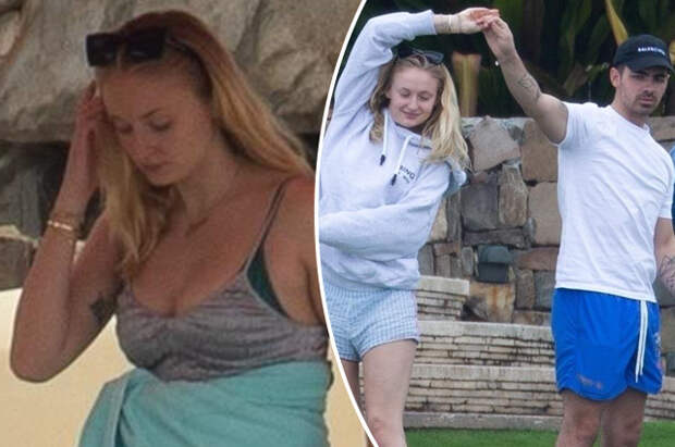 Беременная Софи Тернер отдыхает в Мексике с мужем Джо Джонасом: новые фото пары