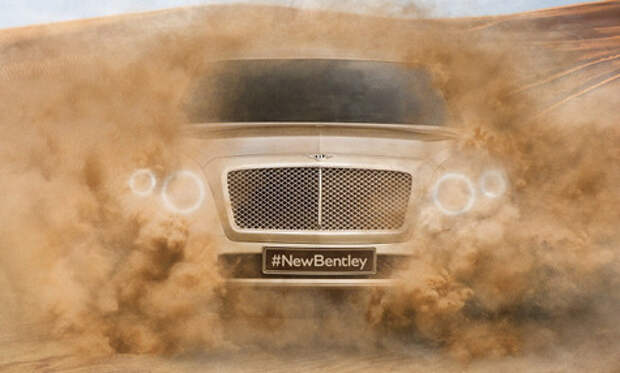 «Bentley» опубликовал первый тизер будущего внедорожника