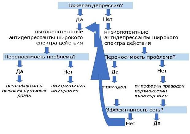 Схема применения паксила