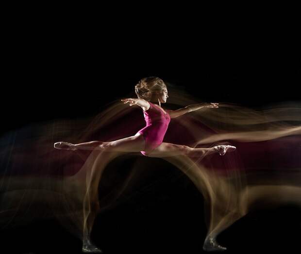 Фото балета длинная выдержка