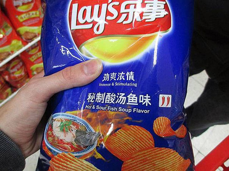 Чипсы с самыми необычными вкусами из разных стран мира