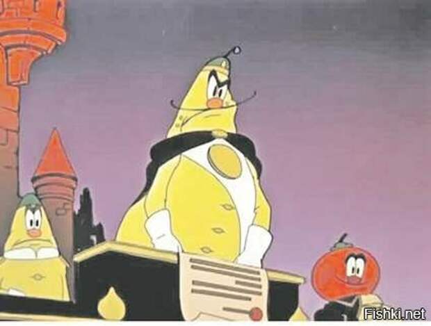 Кадр из мультфильма Чиполлино. Открытые источники