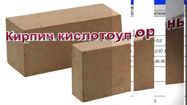 Кислотоупорный кирпич (ГОСТ 474-90) — особенности и характеристики