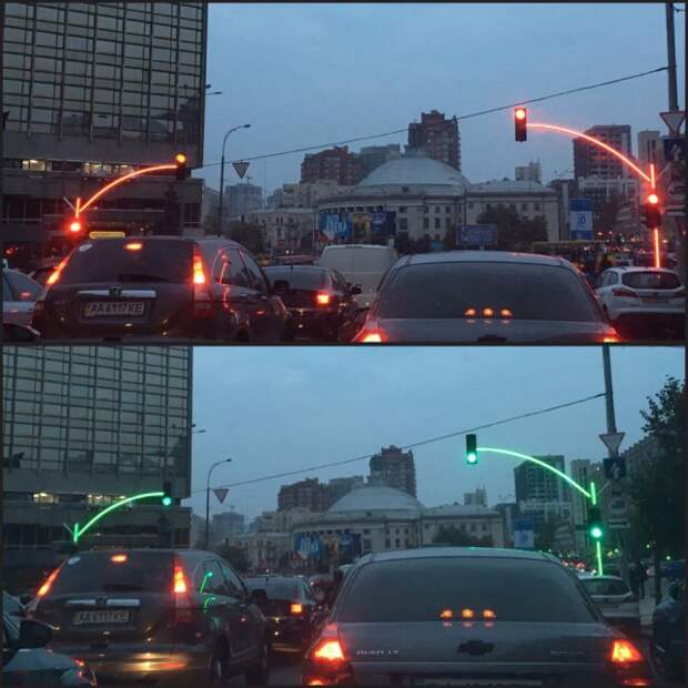 Фото дня: «светофор будущего» от киевских властей