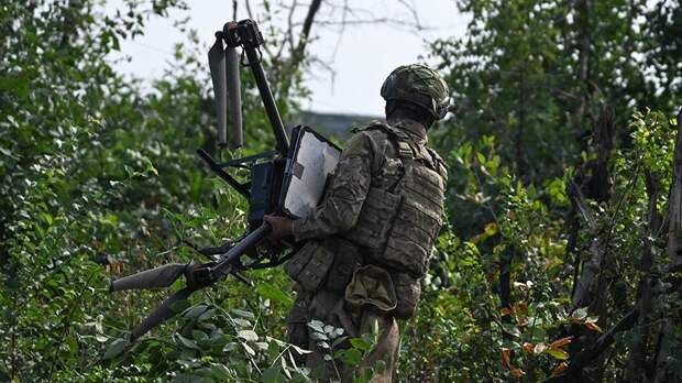 Бойцы Росгвардии уничтожили два гексакоптера ВСУ в Харьковской области