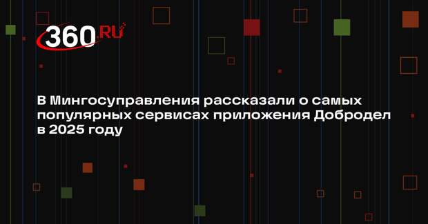 Приложение «Добродел» подвело итоги популярности разделов за 2025 год