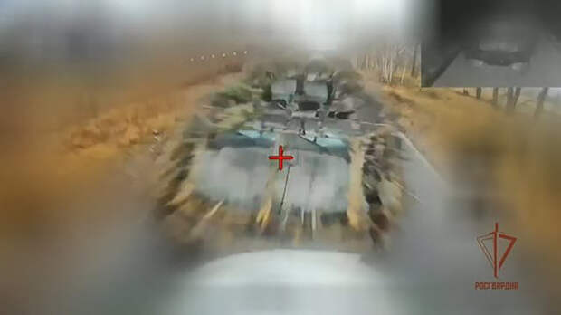 Уничтожение украинского бронеавтомобиля попало на видео