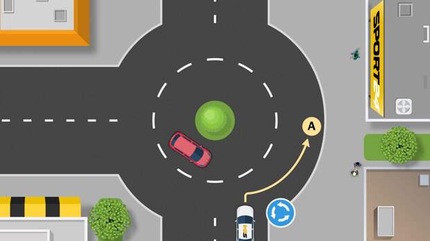 Этот вопрос экзамена в ГАИ заставляет ошибаться водителей: ответите про круговой перекресток?