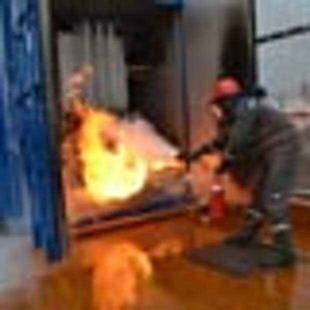 На Нововоронежской АЭС прошла первая тренировка на уникальном симуляторе пожаров