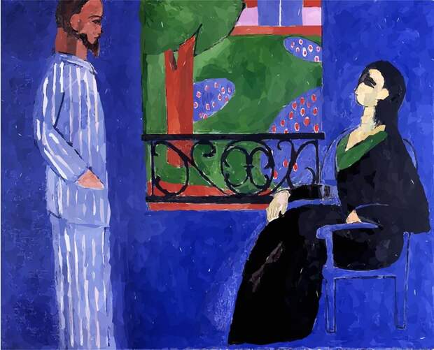 Картина Анри Матисса «Разговор»