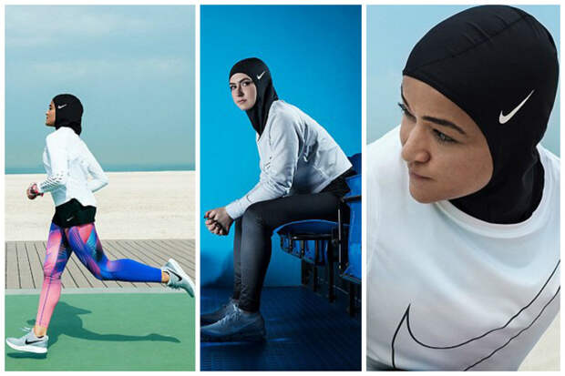 Nike выпустила целую линейку спортивной одежды для женщин-мусульманок загадка, интересное, паранджа