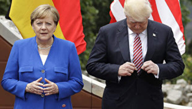 Ангела Меркель и Дональд Трамп. Архивное фото