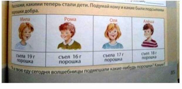 Российские учебники против детской психики. Смешная подборка