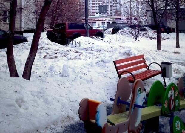 Деревья, растущие по периметру детской площадки, обрезали / Фото предоставлено ГБУ «Жилищник района Выхино-Жулебино»