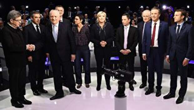 Теледебаты кандидатов в президенты Франции. 4 апреля 2017