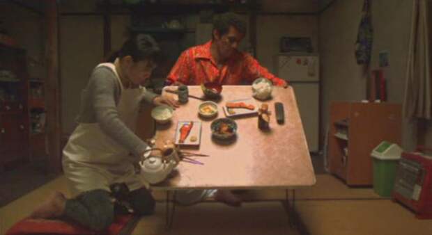 family flipping tables