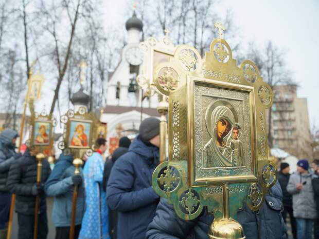 Крестный ход в честь Казанской иконы Божией Матери прошел в Иванове