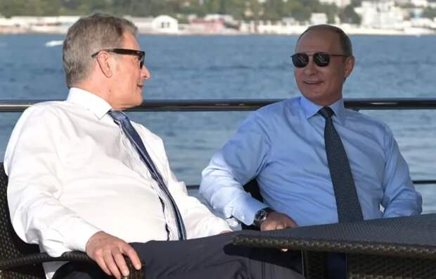 Владимир Путин и Саули Ниинистё Фото: Alexey Nikolsky / Kremlin Pool