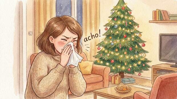 Врач Серёжина: новогодняя ёлка может быть вредна для аллергиков