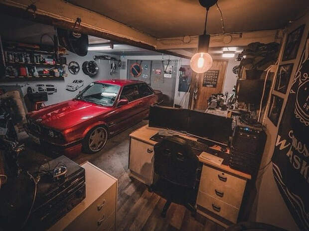 Крутые гаражи, которыми мужчины могут похвастаться