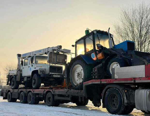 Из Татарстана в Лисичанск доставили коммунальную технику