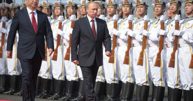 В. Путин и Си Цзиньипин