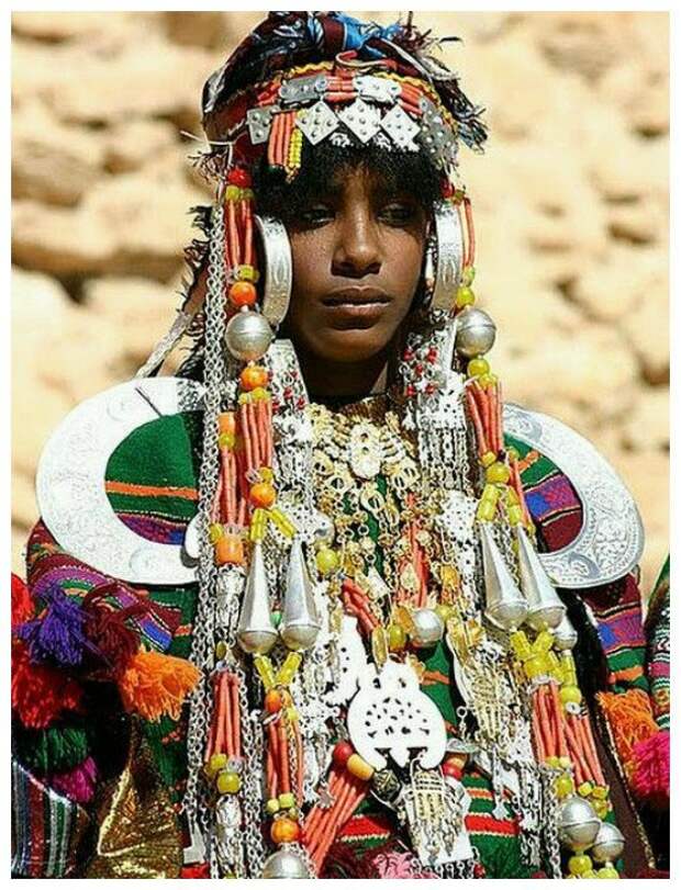 Ливия женщины, красота, невероятное, традиционный костюм, украшения, фото