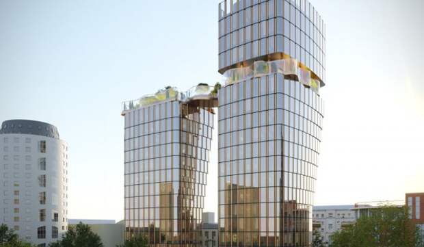 Жилой комплекс с мостом-садом появится на Новослободской улице