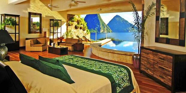 Роскошный отель в Карибском море