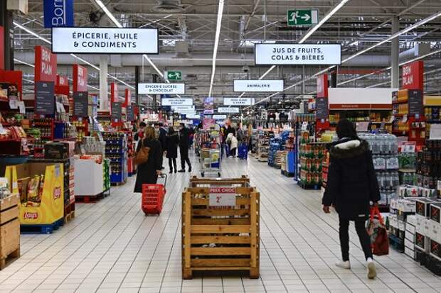 Во Франции отметили резкий скачок цен на продукты питания